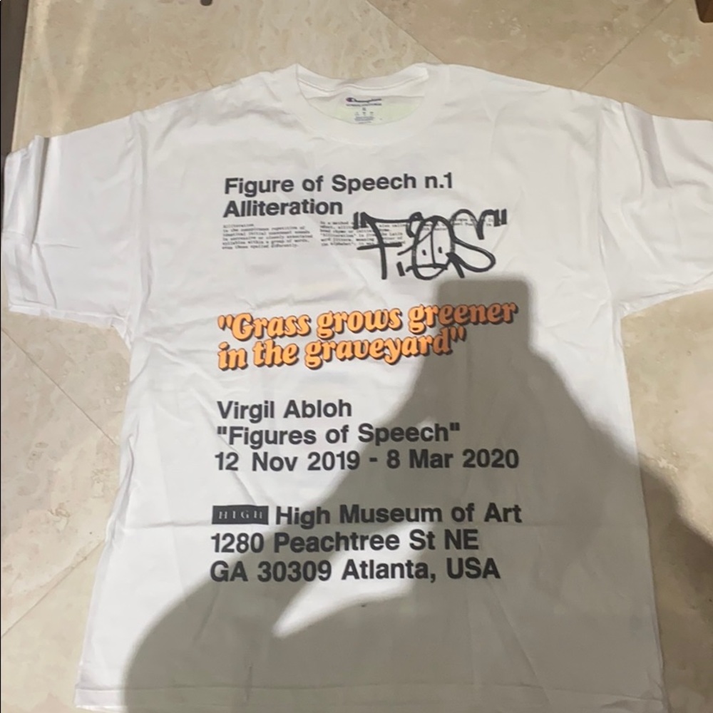 Off-White x Figures of Speech Alliteration Tee